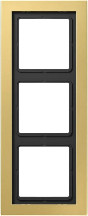 Jung Serie LS-design Rahmen 3-fach, messing classic