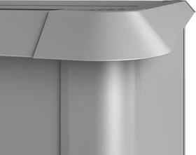 Biohort Schneckenschutz 160x61x4.2cm für Hochbeet silber-metallic