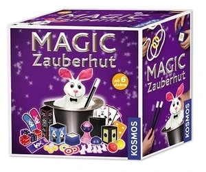 Magic Zauberhut – Coffret Magie Avec Chapeau, Lapin, Pièces, Cartes – 25 Tours Dès 6 Ans – Instructions Illustrées
