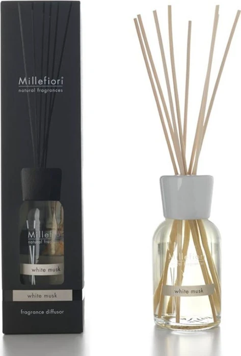 Millefiori Milano Natural White Musk Duftstäbchen, 100ml