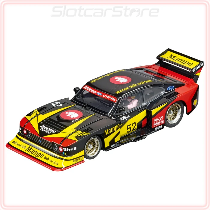 Carrera Digital 132 Ford Capri Zakspeed Turbo Mampe-Ford-Zakspeed-Team No.52