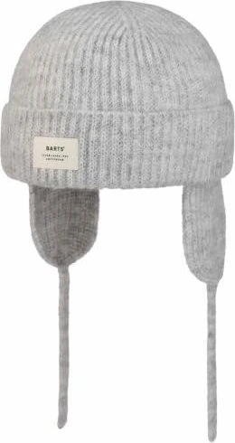 Barts Hillstar Earflap Beanie heather grey (Damen)