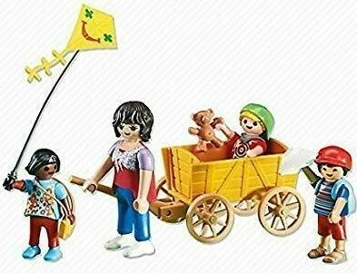 playmobil City Life Erzieherin mit Bollerwagen