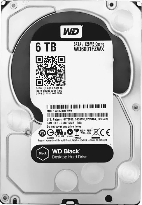Western Digital WD_BLACK 6TB, 512e / 3.5" / SATA 6Gb/s