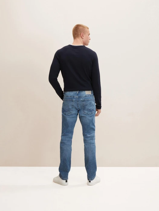 Tom Tailor Regular Slim Josh Jeans mit Lycra Jeans used light stone blue denim (Herren)