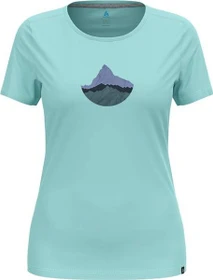 Odlo F-Dry Mountain Funktionsshirt kurzarm aqua haze (Damen)