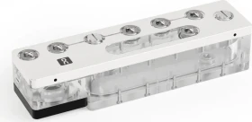 Alphacool Apex Distro Plate North XL D5/DDC weiß, Verteilerplatte