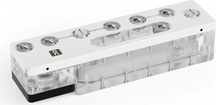 Alphacool Apex Distro Plate North XL D5/DDC weiß, Verteilerplatte