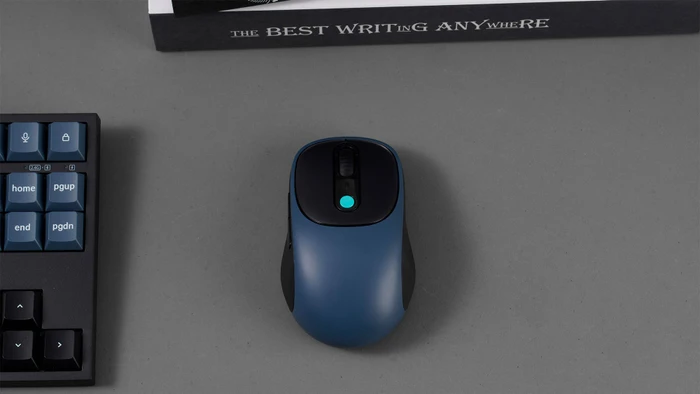 Keychron BM24 Wireless Mouse Space Gray schwarz/grau, USB/Bluetooth