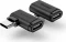 Hama USB-C-Winkeladapter 90° USB 3.2 Gen2 10 Gbit/s 5 A 240W 2er Set Vorschaubild