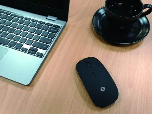 Conceptronic LORCAN Bluetooth Maus mit 4 Tasten schwarz, Bluetooth