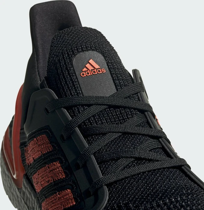 adidas Ultraboost 20 core black/solar red (Herren)