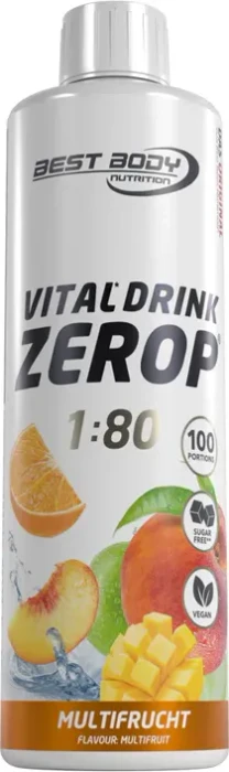Best Body Nutrition Vital Drink Zerop Multifrucht 500ml