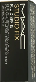 MAC Studio Fix Fluid 24HR Matte Foundation + Oil Control NC15 LSF15, 30ml