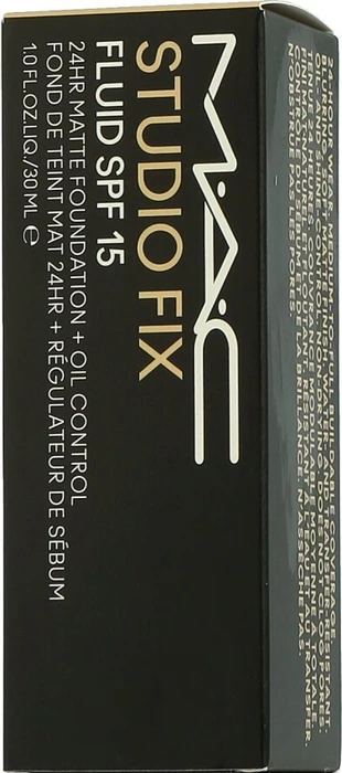 MAC Studio Fix Fluid 24HR Matte Foundation + Oil Control NC15 LSF15, 30ml