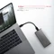 Axagon M.2 Festplattengehäuse, silber, M.2 PCIe/SATA, USB-C 3.1 Vorschaubild