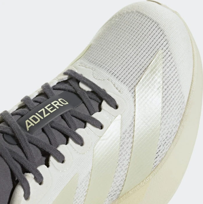 adidas Adizero Evo SL off white/ice gold met./granite (Damen)