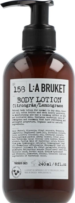 L:A Bruket No 158 Lemongrass Body Lotion, 250ml
