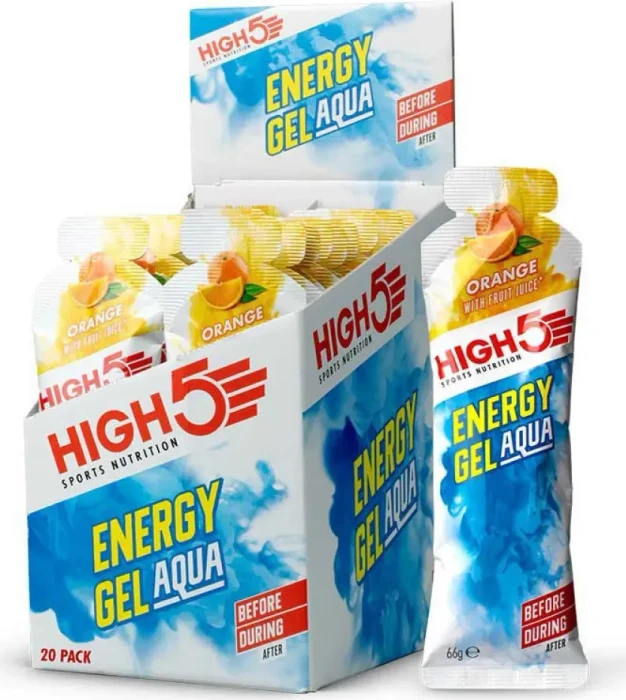 High5 Energy Gel Aqua Orange 1.32kg (20x 66g)