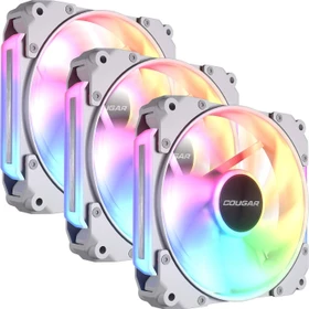 Cougar Apolar 120 ARGB White, weiß, 120mm, 3er-Pack