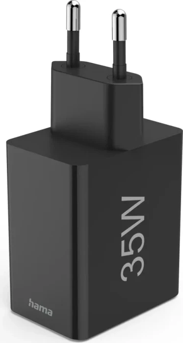 Hama Schnellladegerät 1x USB-C 3x USB-A 35W schwarz
