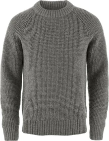 Fjällräven Övik Waffle Knit Strickpullover grau (Herren)