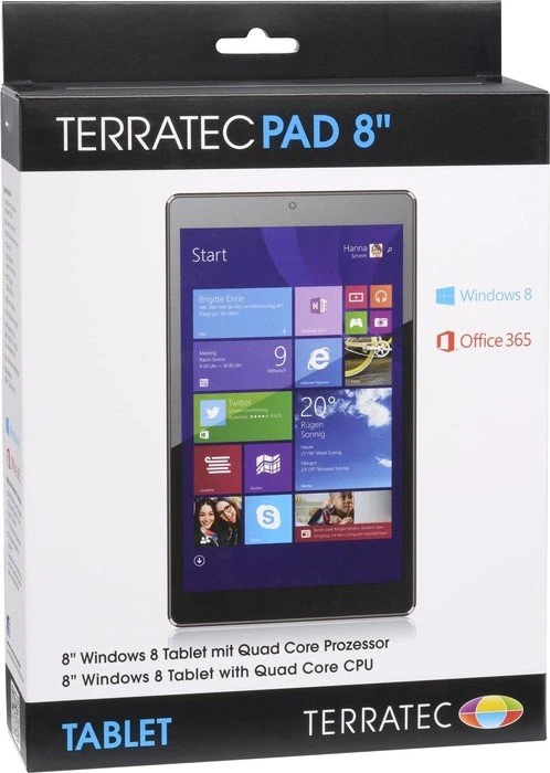 TerraTec Pad 8", schwarz, 16GB
