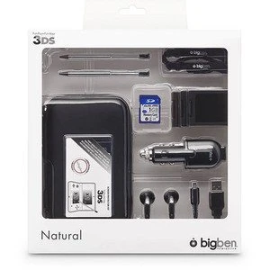 BigBen Nintendo 3DS Natural Pack Set schwarz (DS)