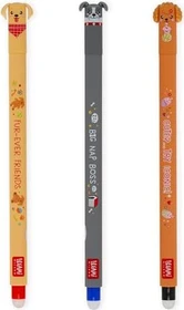 Legami Fur-ever Friends löschbarer Gelroller sortiert, 3er-Set