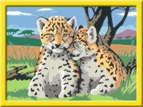 Ravensburger Malen nach Zahlen Kleine Leoparden