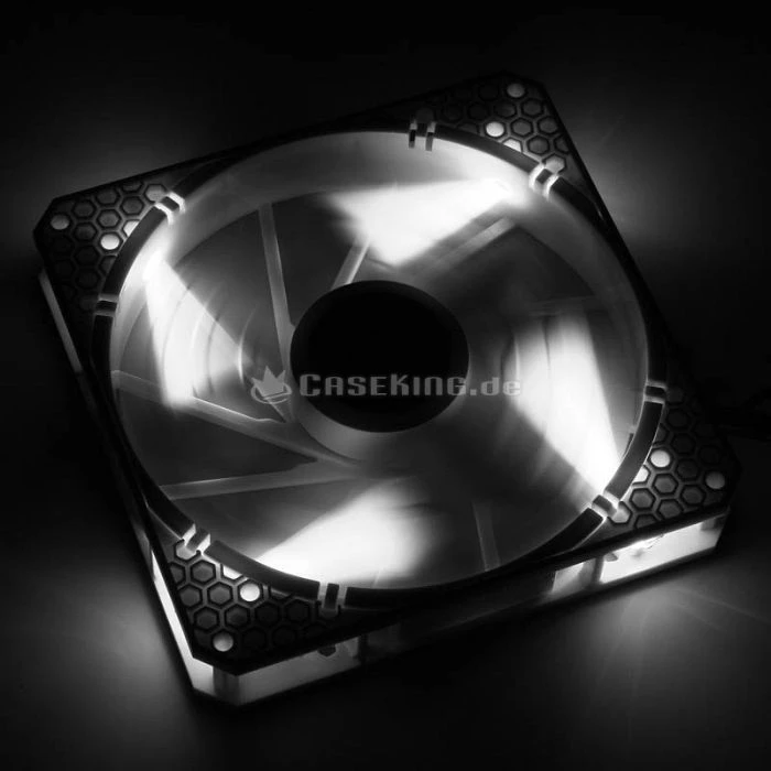 BitFenix Spectre Pro LED weiß/weiß, 140mm