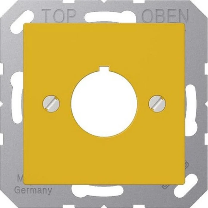 Jung Series AS Abdeckung für Befehlsgeräte mit 22.5mm, gelb