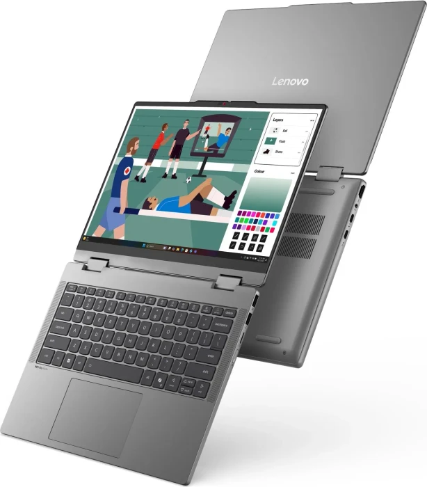 Lenovo IdeaPad 5 2-in1 14IPH11, Luna Grey, Core Ultra 5 322, 16GB RAM, 512GB SSD, DE