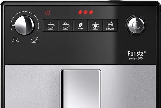 Melitta Purista Series 300 silber/schwarz