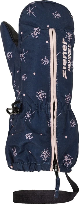 Ziener Langelo AS Minis Skihandschuhe snowcrystal print (Junior)