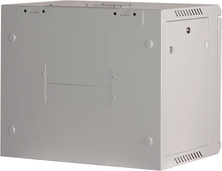 Rockstable 19" Wandschrank 9HE, Sicherheitsglastür, IP2X, weiß, 440mm tief