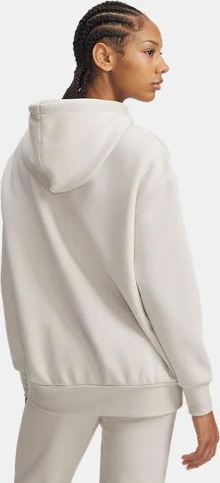 Under Armour Icon Fleece Oversize Hoodie summit white/white (Damen)