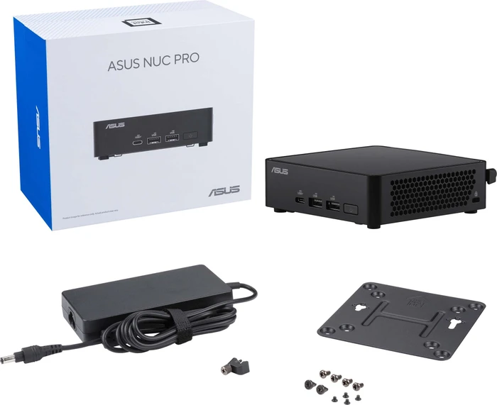 ASUS NUC 14 Pro Kit - Slim - Revel Canyon - RNUC14RVKI300002I, Core 3 100U, EU-Netzkabel