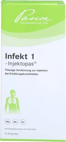 Infekt 1-Injektopas Flüssige Verdünnung zur Injektion Ampullen, 10 Stück