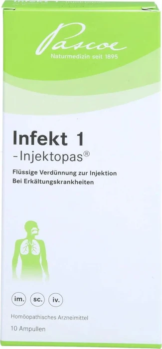 Infekt 1-Injektopas Flüssige Verdünnung zur Injektion Ampullen, 10 Stück
