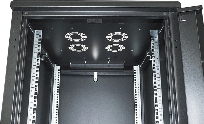Intellinet 19" Netzwerkschrank 26HE, Sicherheitsglastür, IP20, schwarz, 600mm tief