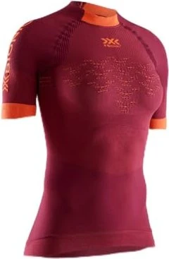 X-Bionic The Trick 4.0 Laufshirt kurzarm namib red/kurkuma orange (Damen)