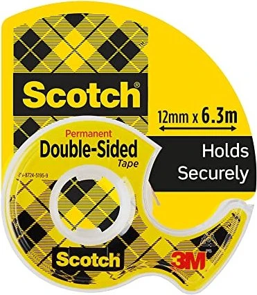 Scotch Klebefilmabroller Permanent Double-Sided gelb
