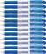 Pentel Hybrid Gel Grip K157 0.7mm/0.35mm Gelroller blau/transparent, 12er-Pack Vorschaubild