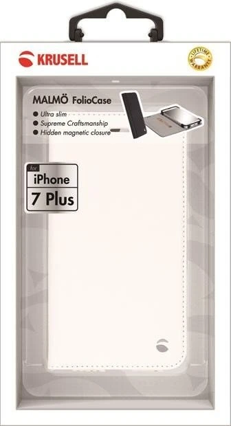 Krusell Malmö FolioCase für Apple iPhone 7 Plus weiß