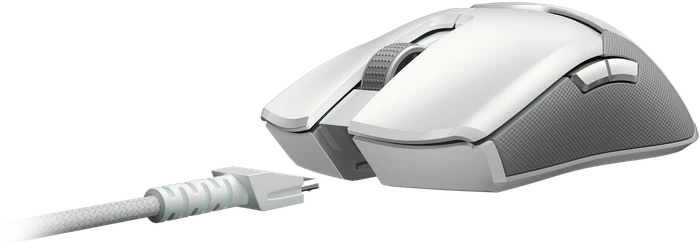 Razer Viper Ultimate mit Ladestation, Mercury White, USB