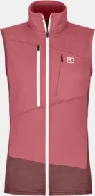 Ortovox Fleece Grid Funktionsweste mountain rose (Damen)