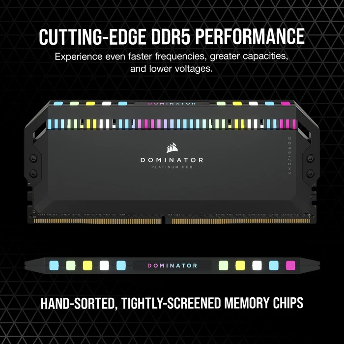 Corsair Dominator Platinum RGB grau UDIMM 64GB Kit, DDR5-6000, CL30-36-36-76