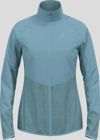Odlo The Run Easy Warm Hybrid Funktionsjacke provincial blue (Damen)
