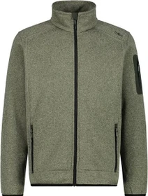 CMP Melange Knit Tech Heavy Fleece Jacke kaki/oil green (Herren)